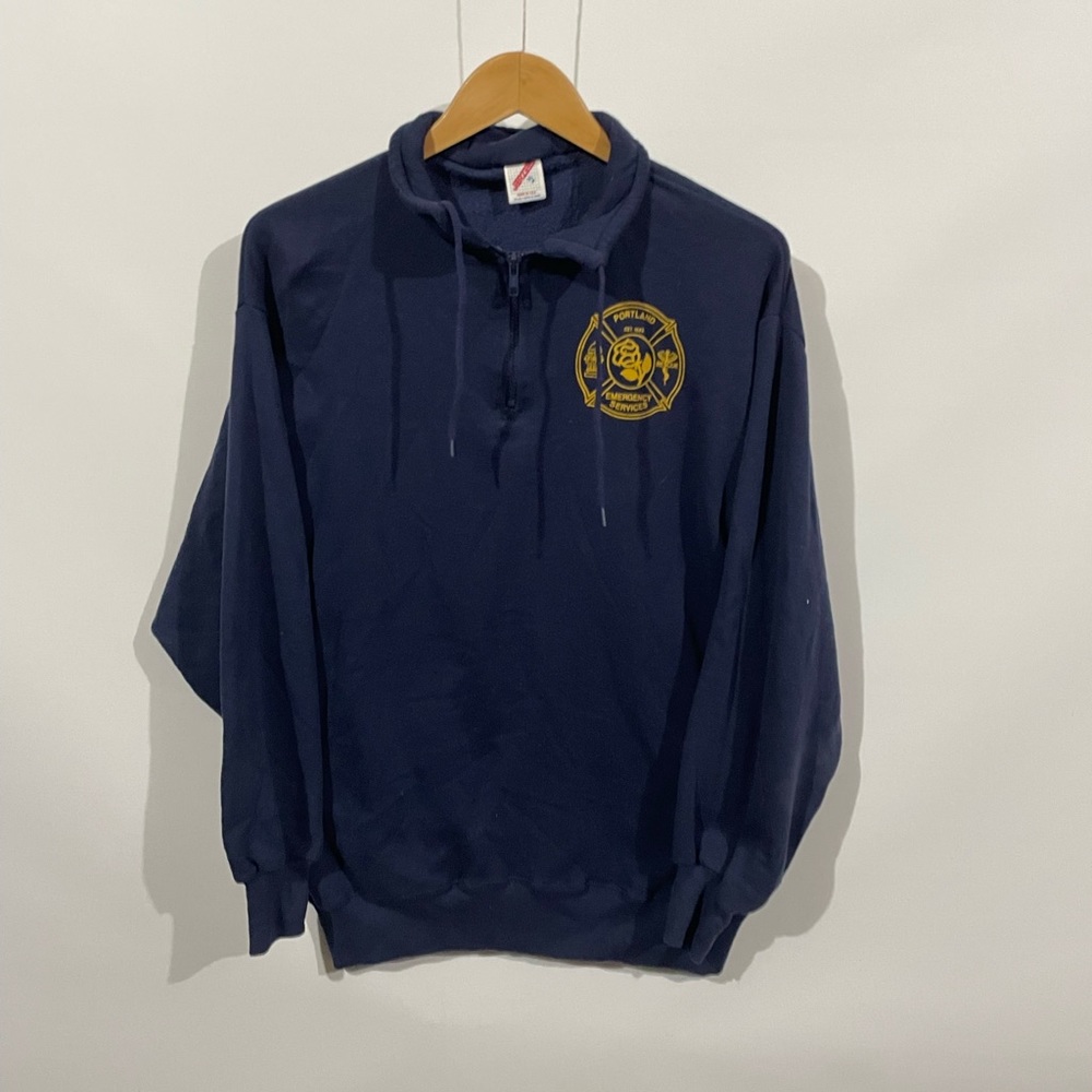 🔥 Vintage 90s Portland fire department sweatshirt